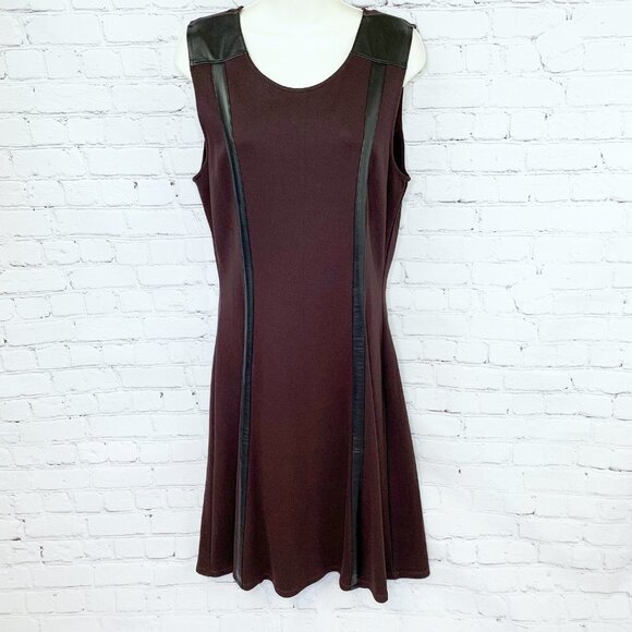 SHAPEWEAR BUILT IN RUBY RIBBON 'LIL BROWN DRESS! NWT SZ L - Picture 3 of 7